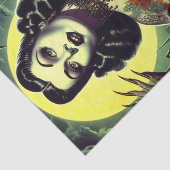 Tattoo Gothic Vrouw Tissuepapier (Detail)