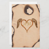 Tattoo Heart Briefpapier (Voorkant / Achterkant)