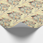 Tattoo Hokusai Samurai Warrior Cadeaupapier (Hoek)