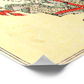 Tattoo Hokusai Samurai Warrior Poster (Hoek)