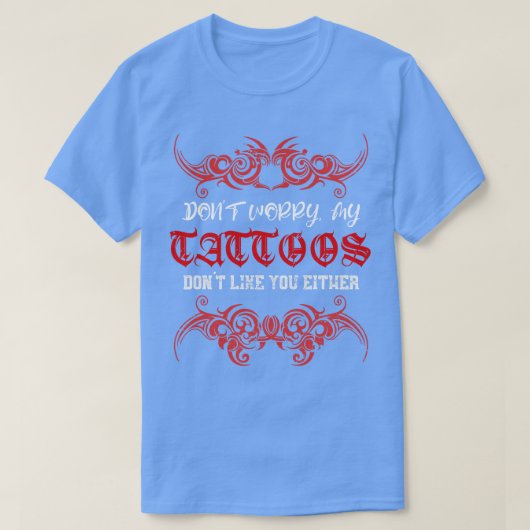  Tattoo Humor T-shirt (Design voorkant)