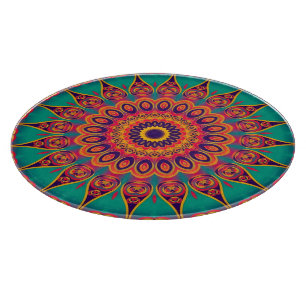 Tattoo Kaleidoscope Fractal Snijplank