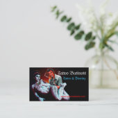 Tattoo kunstenaar salon Visitekaartje (Staand voorkant)
