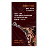 Tattoo Magnetisch Visitekaartje (Voorkant Verticaal)
