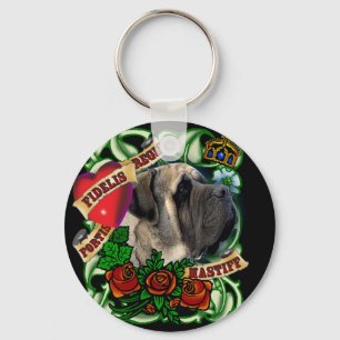 Tattoo Mastiff Sleutelhanger