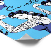 Tattoo Meisjesarm omhoog Thunder_Cove Poster (Hoek)