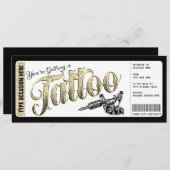 Tattoo Obtenir Enked Carte cadeau Voucher (Devant / Derrière)