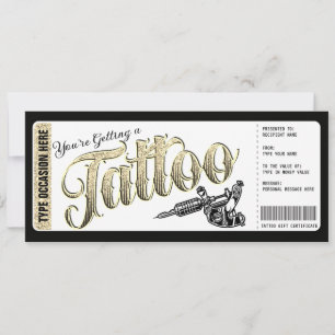 Tattoo Obtenir Enked Carte cadeau Voucher