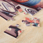 Tattoo Old School Meisje Legpuzzel (Zijkant)