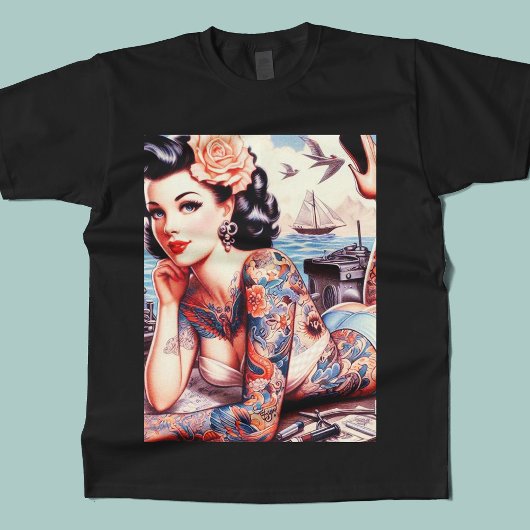  Tattoo Old School Meisje T-shirt