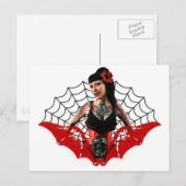 Tattoo omhoog briefkaart (Voorkant / Achterkant)