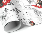 Tattoo omhoog cadeaupapier (Rol Hoek)