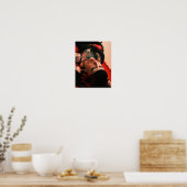 Tattoo omhoog poster (Keuken)