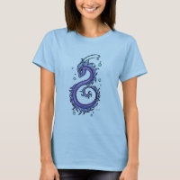 Tattoo Paarse Zee Dragon, Therese L. Davis Davis D