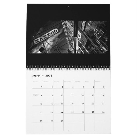 Tattoo Parlour No 1 Kalender (Mar 2026)