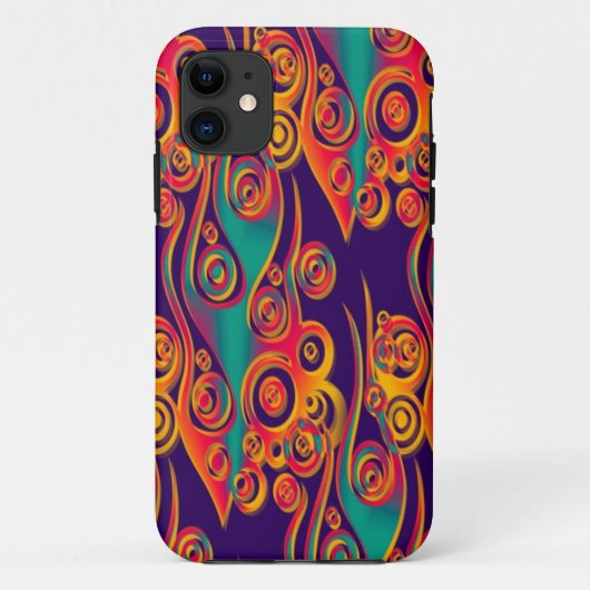 Tattoo Patroonkunst - vlammen en cirkels Case-Mate iPhone Case (Achterkant)