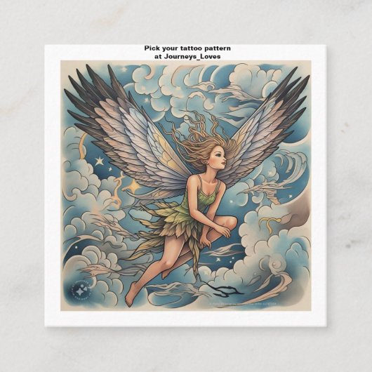 Tattoo Pattern Visitekaartje (Voorkant)