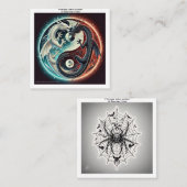 Tattoo Pattern Visitekaartje (Voorkant / Achterkant)