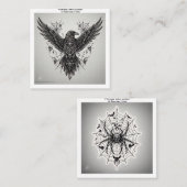 Tattoo Pattern Visitekaartje (Voorkant / Achterkant)