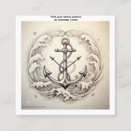 Tattoo Pattern Visitekaartje