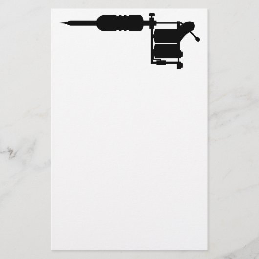 tattoo pistool briefpapier (Voorkant)