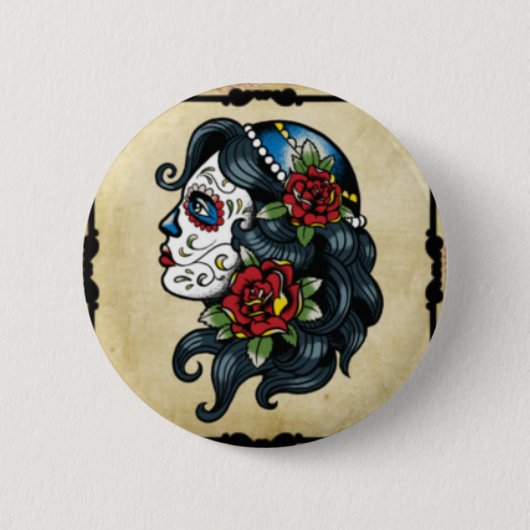 tattoo ronde button 5,7 cm (Voorkant)