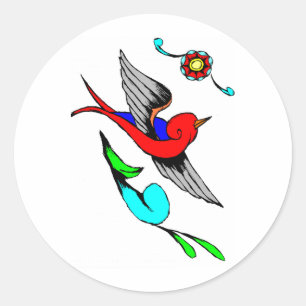 Tattoo Ronde Sticker