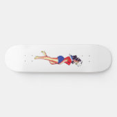 Tattoo Sailor Girl Skateboard (Horz)
