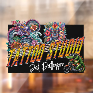 Tattoo salon - Studio Raamsticker