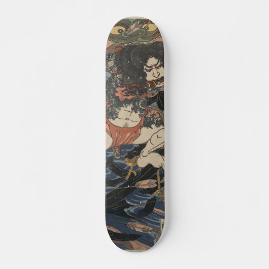 Tattoo Samurai Skateboard (Voorkant)