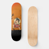 Tattoo Samurai Warrior Skateboard (Voorkant)