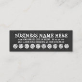 TATTOO SHOP CHALK programme de fidélité (Dos)