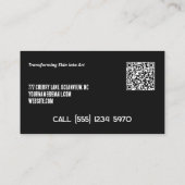 Tattoo Shop Custom QR Visitekaartje (Achterkant)