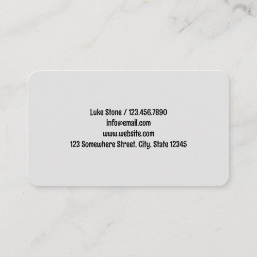 Tattoo Shop Custom QR Visitekaartje (Achterkant)