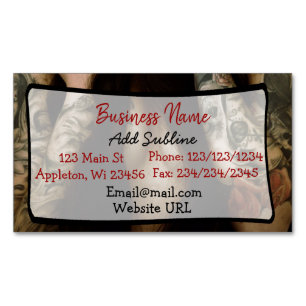 Tattoo Shop Information d'affaires Carte magnétiqu