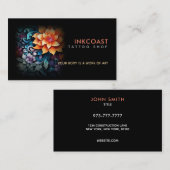 Tattoo Shop Slogans Carte de visite (Devant / Derrière)