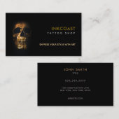 Tattoo Shop Slogans Carte de visite (Devant / Derrière)
