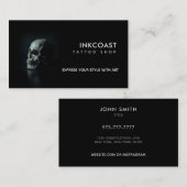 Tattoo Shop Slogans Carte de visite (Devant / Derrière)