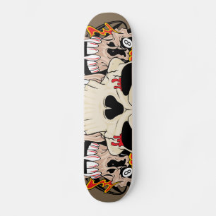 Tattoo Skull Acht Ball Old School Skateboard