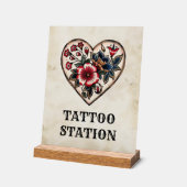 Tattoo Station Rétro Flash Sailor Heart Party (Angle)