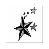 Tattoo sterren  zelfinktende stempel (Design)