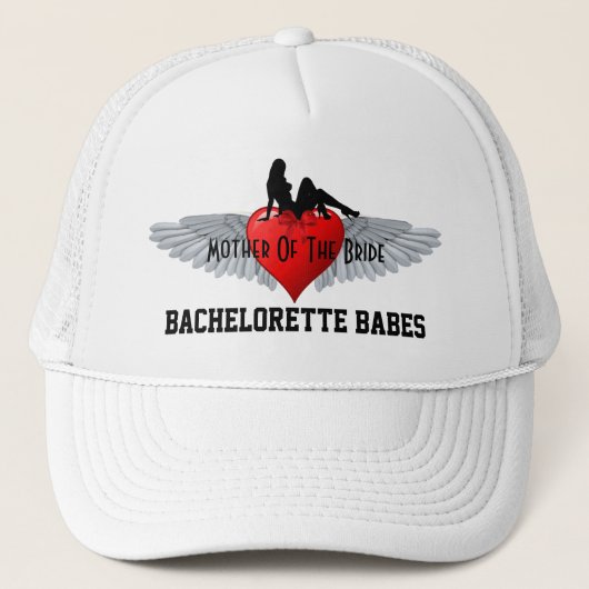 Tattoo stijl bachelorette trucker pet (Voorkant)