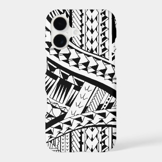 Tattoo stijl hoesje met Samoan geïnspireerde patro