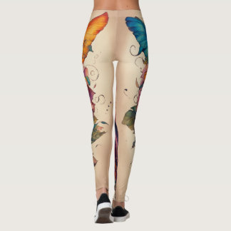 tattoo stijl mystieke en magische kleurrijke spiri leggings