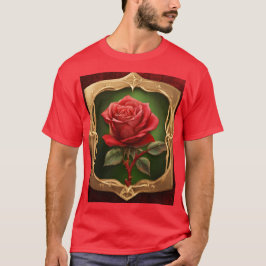 Tattoo-stijl Roos kompas T-shirt