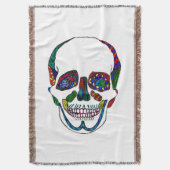 Tattoo Stijlsuiker Mozaïekschroefdop Deken (Voorkant Verticaal)