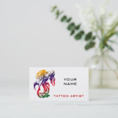 Tattoo Studio Dragon Carte de visite (Debout devant)