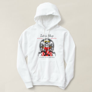 Tattoo Studio - Kreukgegoten overhemd Hoodie
