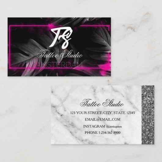 Tattoo Studio Visitekaartje (Voorkant / Achterkant)