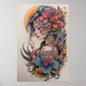 Tattoo style poster (Devant)